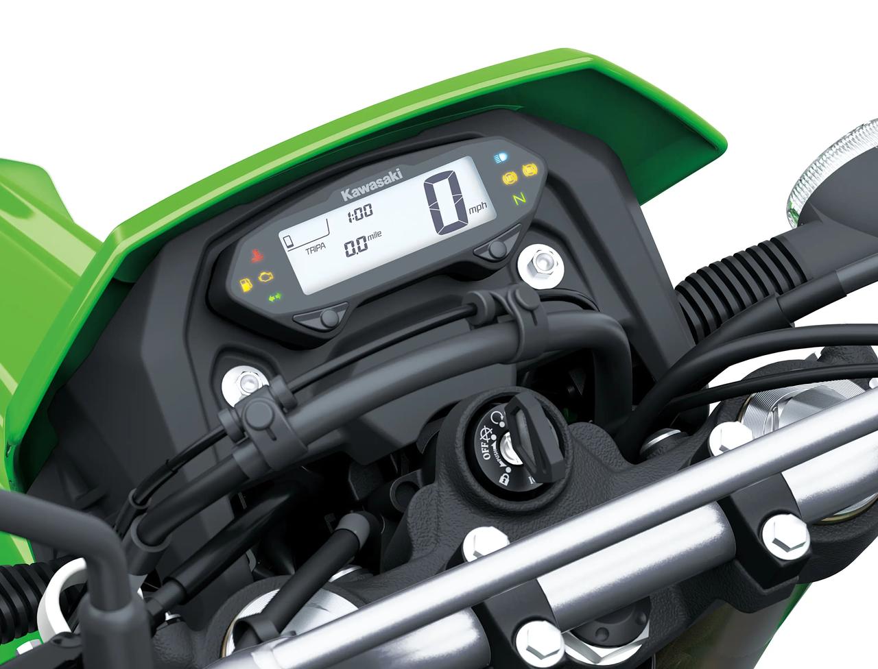 画像1: 「え、新作DFとまとめて日本でも売るの?!」カワサキ「KLX300」シリーズ、最高出力向上した北米2027年モデルが登場！