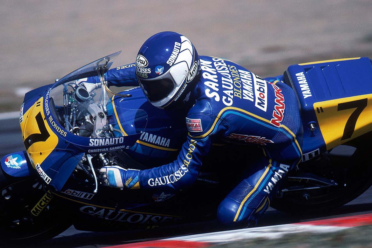 画像: 1988年のYZR500 &クリスチャン・サロン