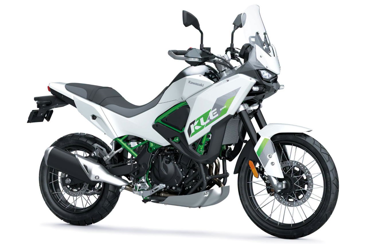 画像: KAWASAKI KLE500 SE S Smartride 2027年モデル 総排気量:451cc エンジン形式:水冷4ストDOHC4バルブ並列2気筒 シート高:── 車両重量:── 発売時期:2027年春頃