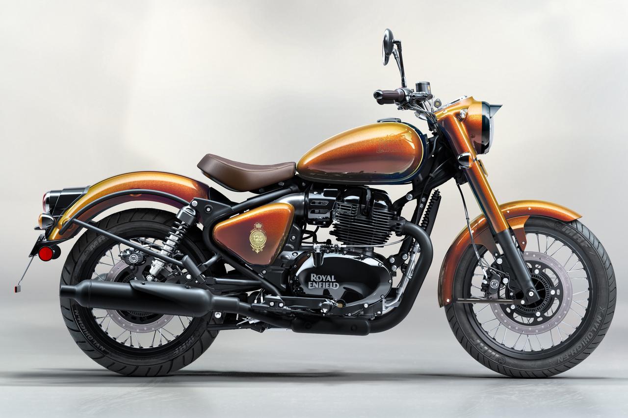 画像 : 2番目の画像 - 【写真10枚】ロイヤルエンフィールド「125th Anniversary Edition HYPERSHIFT CLASSIC 650」 - webオートバイ