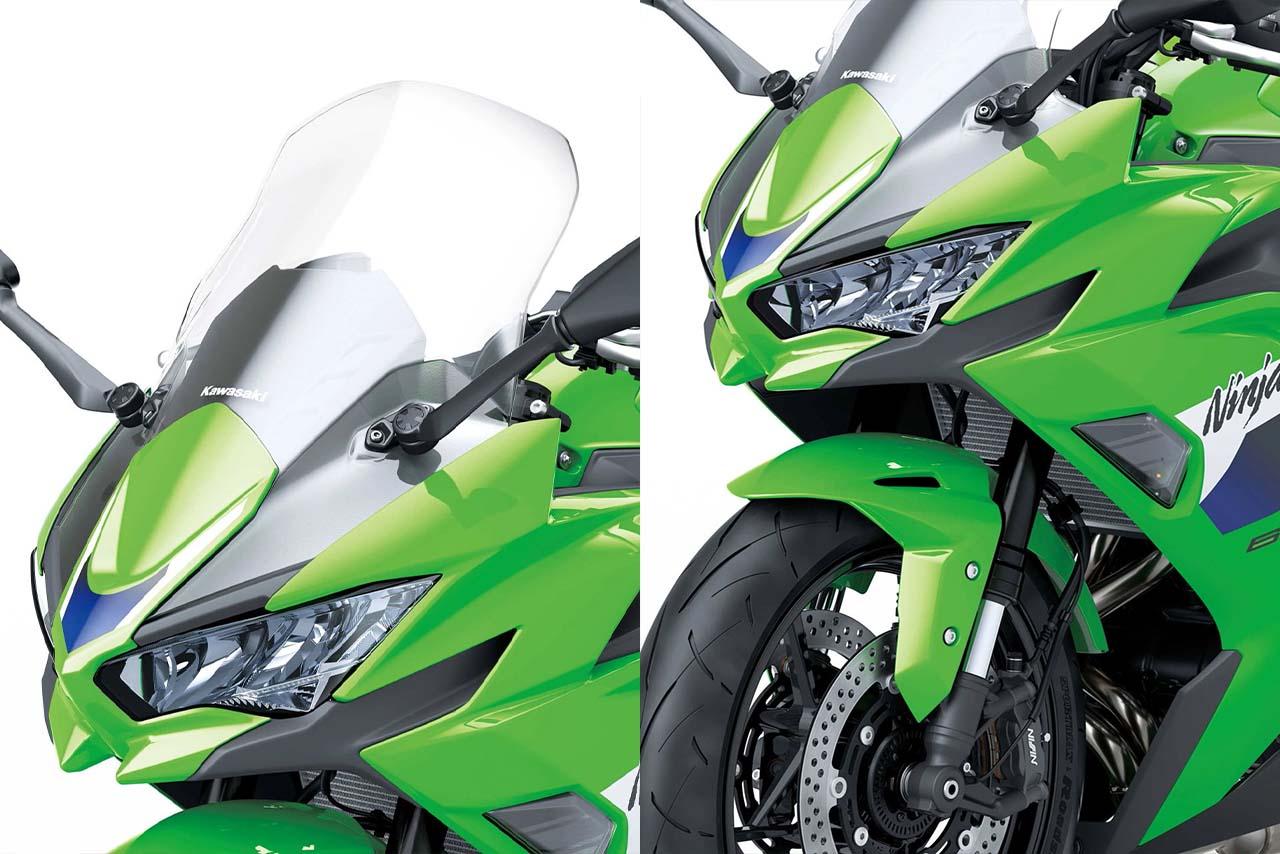 画像10: 倒立フォーク化したカワサキ新型「ニンジャ650」、北米で独自カラーが登場! 日本に導入されるのはどれ?