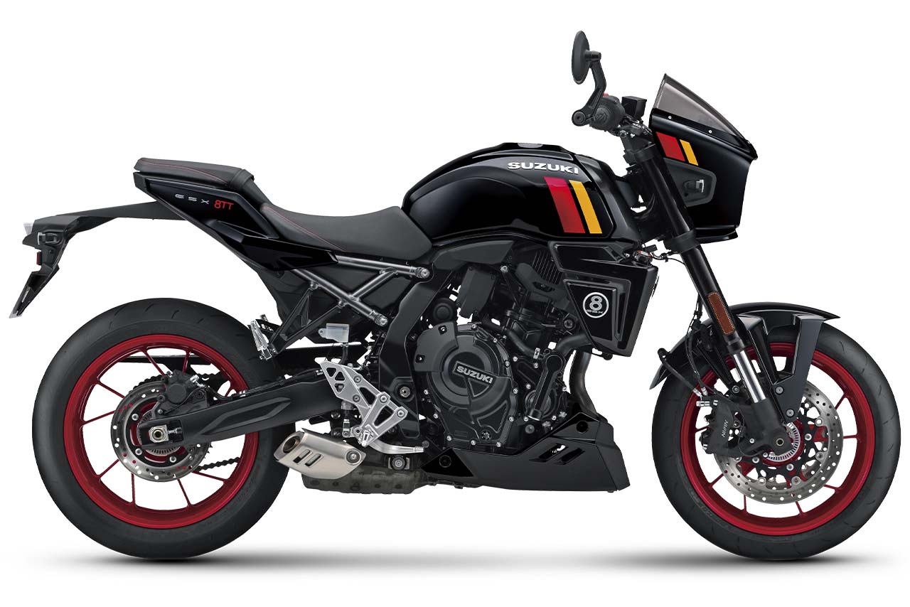 画像2: SUZUKI GSX-8TT 2027年モデル（英国仕様） 総排気量：776cc エンジン形式：水冷4ストDOHC4バルブ並列2気筒 シート高：810mm 車両重量：203kg 現地価格：8999ポンド