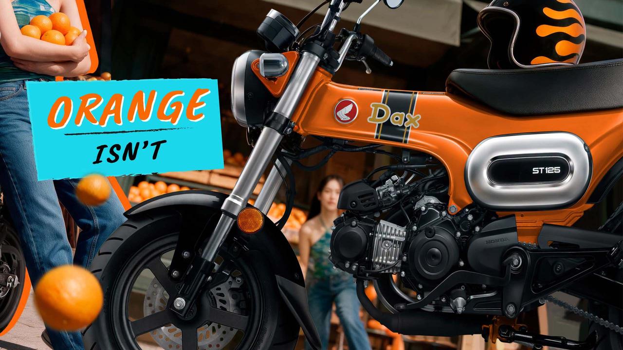 画像: 日本にも早よ来い！ ホンダ「ダックス125」に“オレンジナル（オリジナル）”を標ぼうする鮮やかなニューカラー - webオートバイ