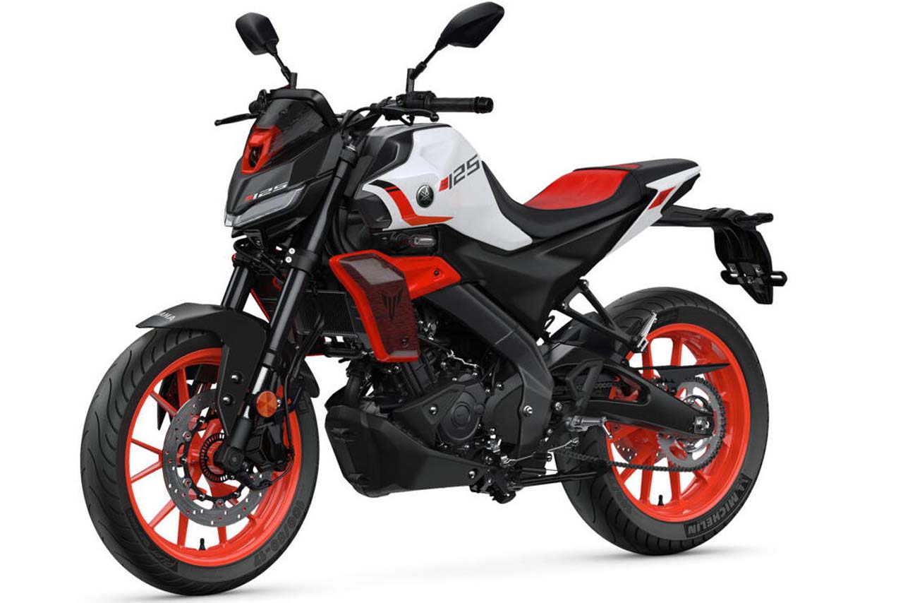 画像: YAMAHA MT-125 2027年モデル(欧州仕様) 総排気量:125cc エンジン形式:水冷4ストSOHC4バルブ単気筒 シート高:810mm 車両重量:142kg