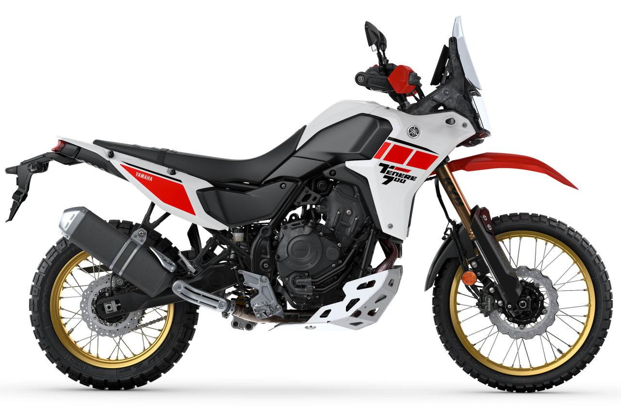 画像: YAMAHA Ténéré 700 Rally Heritage White 2027年モデル(欧州仕様) 総排気量:689cc エンジン形式:水冷4ストDOHC4バルブ並列2気筒 シート高:910mm 車両重量:210kg