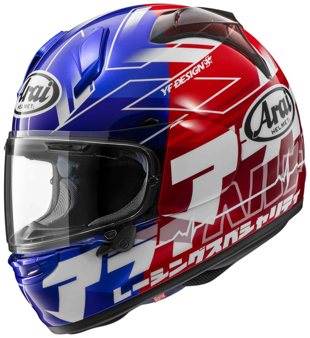 画像: Arai HELMET X-SNC KATAKANA サイズ:54cm、55-56cm、57-58cm、59-60cm、61-62cm 価格:9万200円(税込) 発売:2026年12月中旬予定