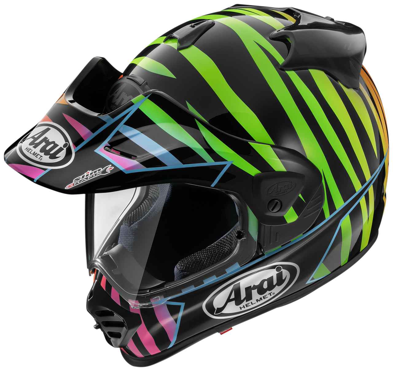 画像: Arai HELMET TOUR-CROSS V VAN BEBEREN サイズ:54cm、55-56cm、57-58cm、59-60cm、61-62cm 価格:9万200円(税込) 発売:2026年12月上旬予定