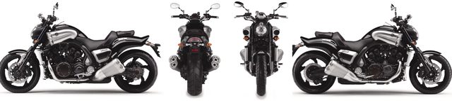 画像: 先代のVブーストシステムに変わる新装備がYCC-I(Yamaha Chip Controlled Intake)。YAMAHA YZF-R1でも採用されているシステムで、低中回転域ではロングに、高回転域ではショートにファンネルを可変させることで、最適なパワーを得られるという。 VMAXでは6650回転でファンネル長が切り替わる設定になっている。 水冷DOHC4バルブ・65度V型4気筒・総排気量1679cc・最高出力200PS/9000rpm・最大トルク 17.0kg-m/6500rpm(2009年モデル・欧州仕様)