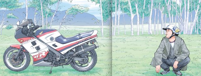画像: ちょっと一休み・・・こんな時間もあっていい。(©東本昌平先生/モーターマガジン社)