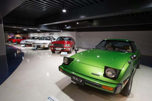 画像: マツダミュージアムでは、懐かしのサバンナRX-7も間近で見ることができます。