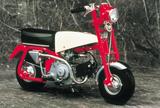 画像: ●空冷4ストOHV2バルブ単気筒 ●49cc ●4.3PS/8500rpm ●0.33kg-m/8000rpm ●4.00-5・4.00-5 ●未発売 ©オートバイ別冊付録 不朽の日本車102年史