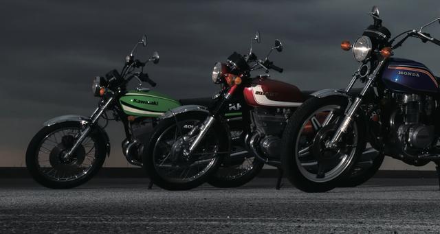 画像: 主人公江口洋助の愛車はスズキのGS400だが、湘爆メンバーや対立するライバルチームたちも、あの頃のあのバイクを駆って大活躍するのだ。(写真:赤松 孝 / 南 孝幸 車 撮影協力:ウエマツ)