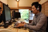 画像: Sansan神山ラボの営業風景