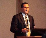 画像: 図1 IntelのIoT Solutions事業部長 Jim Robinson氏