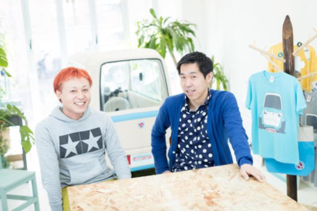 画像: プロフィール 伊藤 慎介(いとう しんすけ) (右) 株式会社rimOnO 代表取締役社長。1973年生まれ。京都大学大学院工学研究科卒業後、1999年に通商産業省(現、経済産業省)に入省。経済産業省では、自動車用蓄電池の技術開発プロジェクトなどのプロジェクトを立ち上げた後、2014年7月に経済産業省を退官。超小型電気自動車のベンチャー企業、株式会社rimOnOをznug design根津孝太と共に設立。 根津 孝太(ねづ こうた) (左) 責任者)。1969年東京生まれ。千葉大学工学部工業意匠学科卒業。トヨタ自動車入社、愛・地球博『i-unit』コンセプト開発リーダーなどを務める。 2005年有限会社znug design設立、多くの工業製品のコンセプト企画とデザインを手がけ、モノづくり企業の創造活動の活性化にも貢献。電動バイク『zecOO』、トヨタ自動車コンセプトカー『Camatte』『Setsuna』などの開発も手がける。