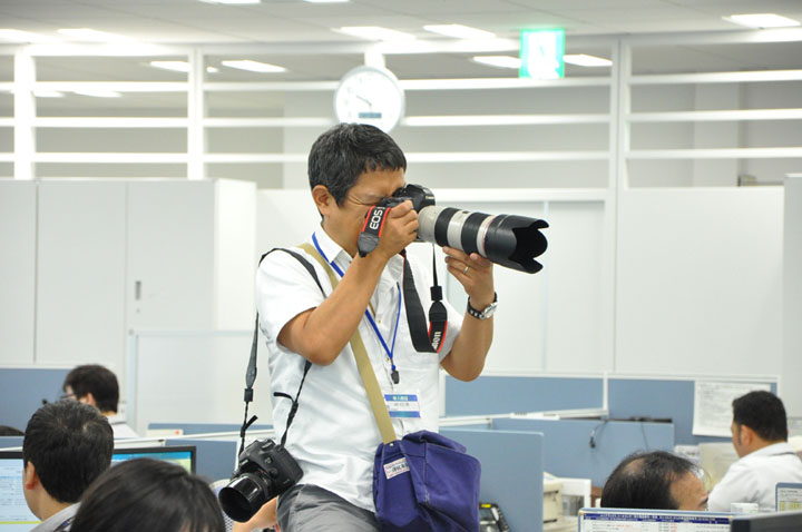 画像: こんな感じで撮影。