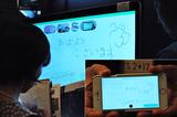 画像: Cisco Sparkのデモ画面。スマホで文字や絵で参加する人もいれば、WebカメラによるFace to Faceで参加する人も・・・