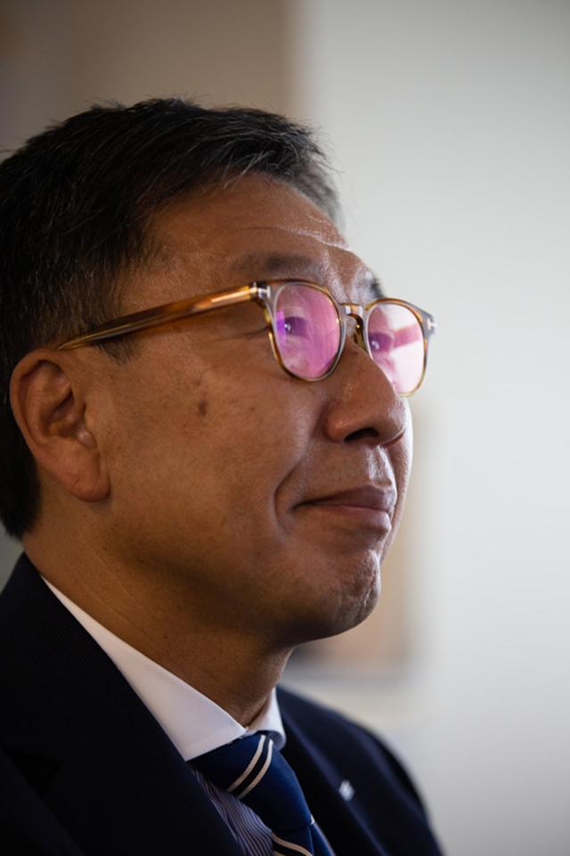 画像: 当社社長の東(とう)。同じ未来を想うことから。