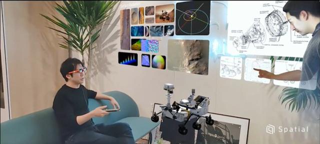 画像: Spatial社のホログラミングテレプレゼンス