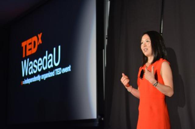 画像: 2015年TEDxWasedaUに登壇。スピーチ「Living in the YES」が反響を呼んだ。