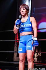 画像5: 村田夏南子3連勝!
1R1分17秒、TKO勝利‼︎