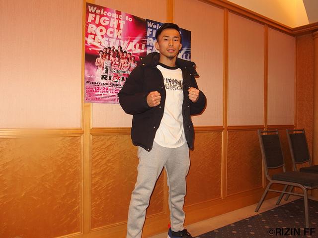 画像: 「那須川天心選手に関しては打撃が強い選手だと思うんですけど、総合をやるならすぐ相手をしてもいいなと思っています」