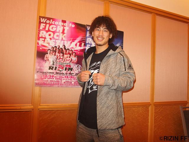 画像: 「リアルな日本の総合格闘技を見せられると思うんで、本当の格闘技の試合を見せつつ、楽しく、祭りらしくっていう試合をしたいですね」