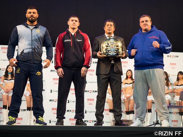 画像2: 12・31『Cygames presents RIZIN FIGHTING WORLD GRAND-PRIX 2016 無差別級トーナメント Final ROUND』公開計量