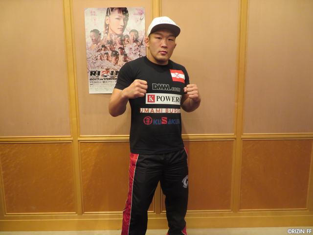画像: 「今回、ミルコ・クロコップ選手がヘッドコーチでついてくれて、つっききりでやってくれました。今年はこの試合に勝って、リベンジの年にしたいなと思います」