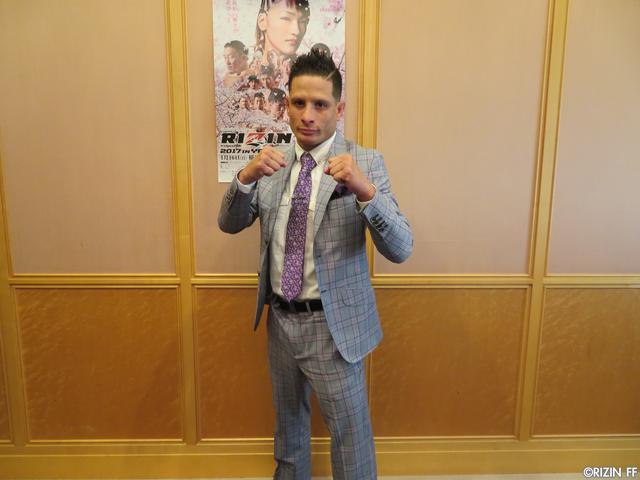 画像2: 「川尻選手はテイクダウンが強いので手強いと思いますけど、自分のダイナミックな動きやストラインキングには苦戦するんじゃないですか? とてもいい試合になると思います」
