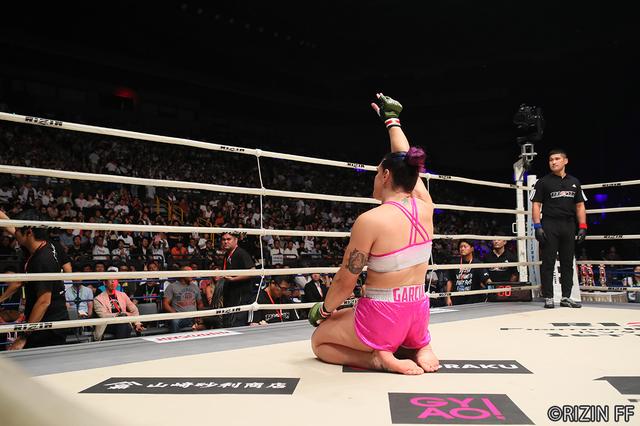 画像5: 第9試合 ギャビ・ガルシア VS. オクサナ・ガグロエヴァ(試合結果詳細)RIZIN FIGHTING WORLD GRAND-PRIX 2017 バンタム級トーナメント 1st ROUND -夏の陣-