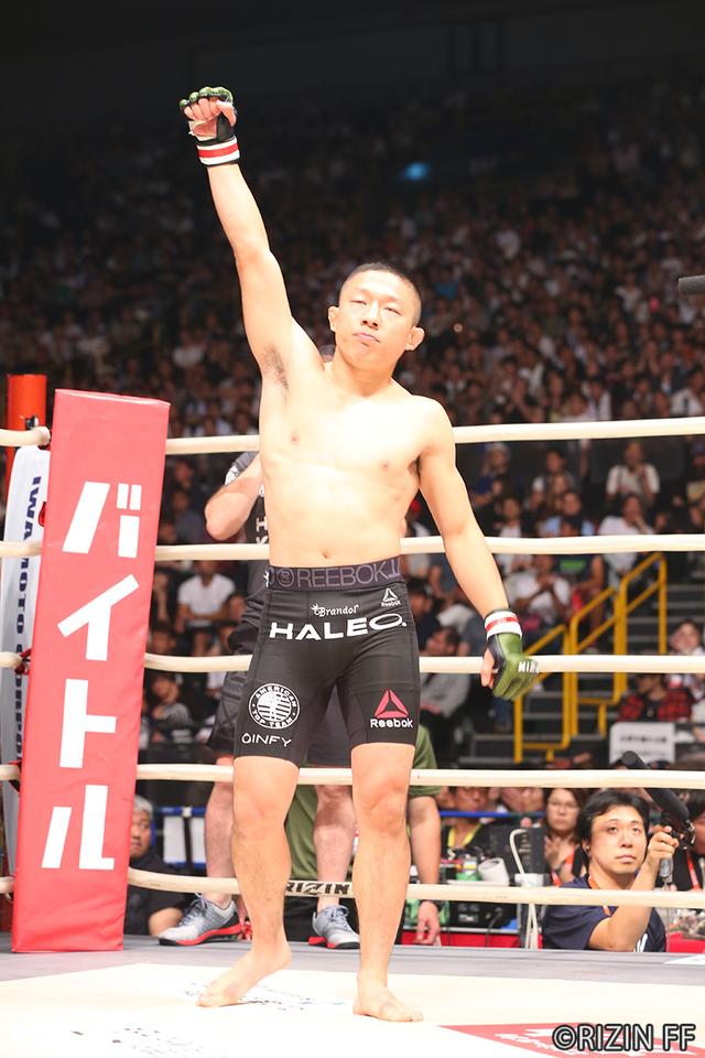 画像2: 第11試合 堀口 恭司 VS. 所 英男(試合結果詳細)RIZIN FIGHTING WORLD GRAND-PRIX 2017 バンタム級トーナメント 1st ROUND -夏の陣-