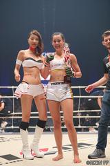 画像12: 第2試合 真珠・野沢オークライヤー VS. シーナ・スター(試合結果詳細)RIZIN FIGHTING WORLD GRAND-PRIX 2017 バンタム級トーナメント 1st ROUND -夏の陣-