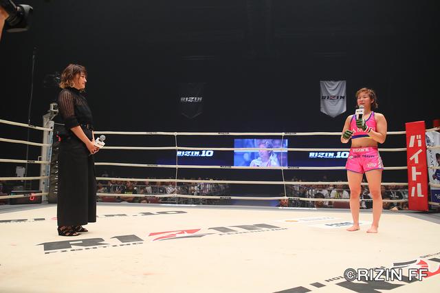 画像7: 女王カンナの2018年初戦は判定勝ち そして試合後、RENAがリマッチを要求!