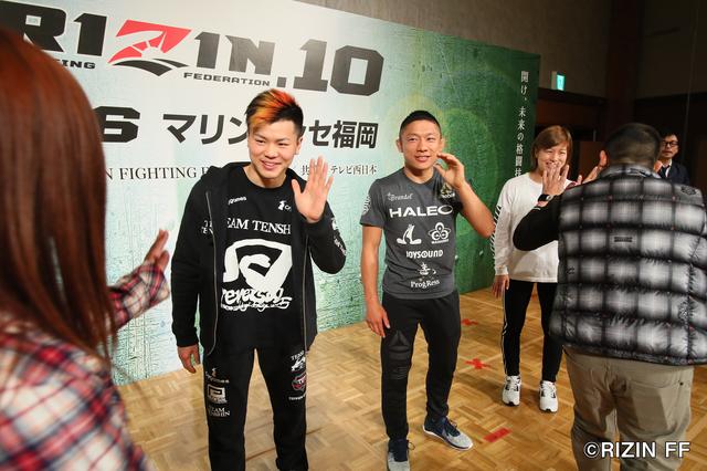 画像: 左から那須川天心、堀口恭司、浅倉カンナ