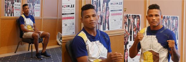 画像: 「PRIDEにずっと憧れていました。いまはRIZINになりましたが、その舞台に出ることができてとても嬉しいです」
