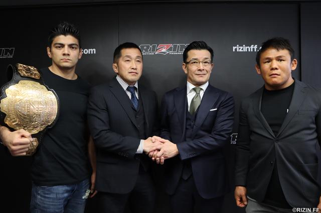 画像: REAL山田代表とRIZINの紳士協定が結ばれた発表も行われた