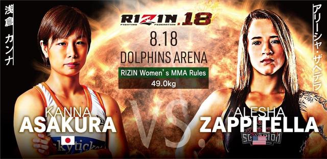画像2: RIZIN.18 追加対戦カード