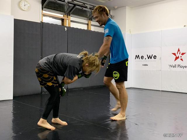 画像3: 「今回の試合に勝って、浜崎選手に喧嘩を売りたい」RIZIN.17に出場する前澤智が公開練習を実施!
