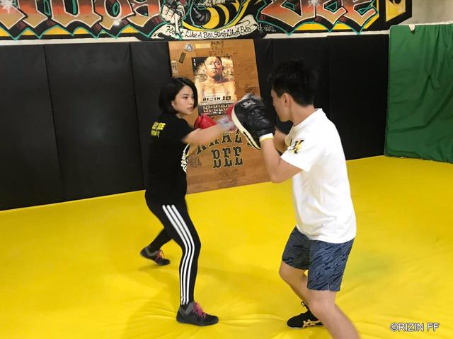 画像2: 「ベラトールに出てる選手との試合は、自分の強さを測れる」GOOD SPEED presents RIZIN.18 に出場するあいが練習を公開!