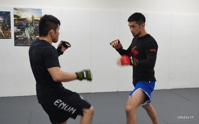 画像2: 石渡「つまらない試合になったら僕のせいではないです」BELLATOR JAPAN / RIZIN.20 参戦の石渡伸太郎と越智晴雄が公開練習!
