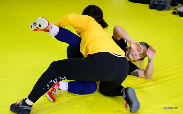 画像3: 山本美憂「危ない試合にはなると思いますが、そこで焦らず自分のペースで行きたいと思います」KRAZY BEE所属3選手の練習を公開!