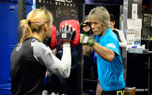 画像2: 「RIZINで闘ってみたい選手がいます。そのために次の試合に勝たなきゃいけないと思っています」金原正徳の練習を公開!