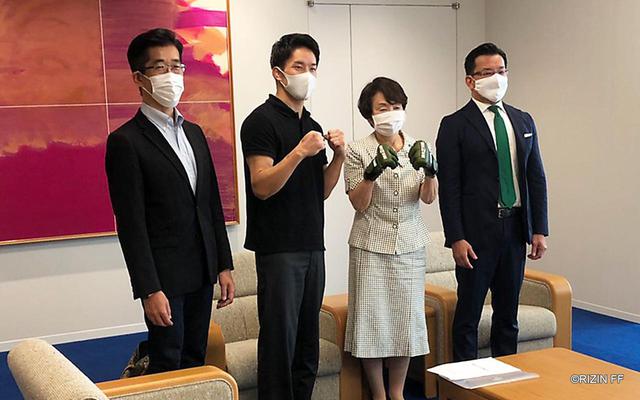 画像: 神奈川県横浜市長に新型コロナウイルス感染症対策を説明