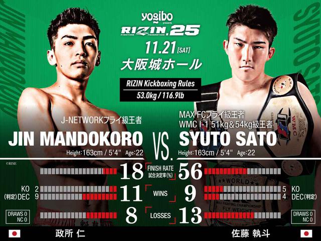 画像: スペシャルワンマッチ/政所仁 vs. 佐藤執斗
