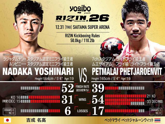 画像: スペシャルワンマッチ 吉成名高 vs. ペットマライ・ペットジャルーンウィット