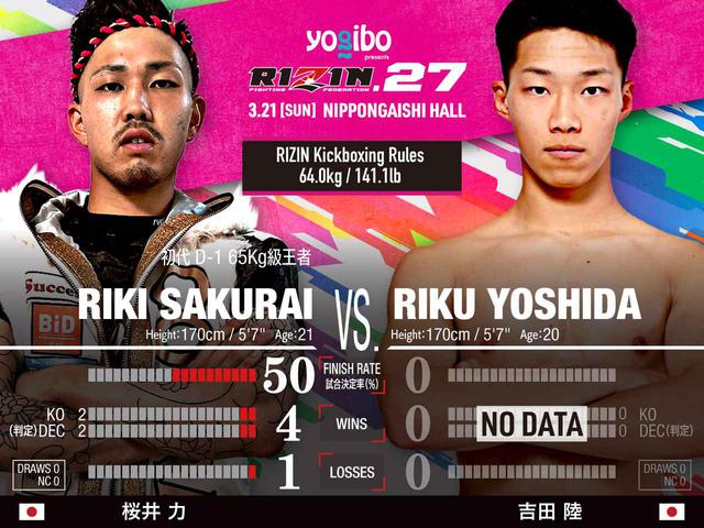 画像: スペシャルワンマッチ 桜井力 vs. 吉田陸
