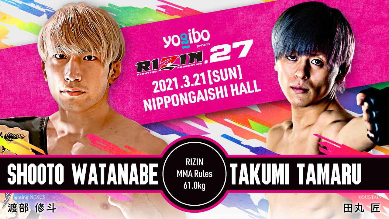 2021年3月21日雷神RIZIN 27格斗赛 -战报[完整视频]