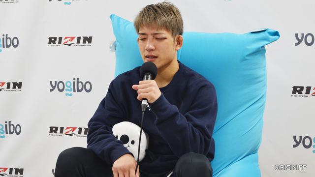 画像: 堀江「RIZINで頂点に立てるように頑張りたい」