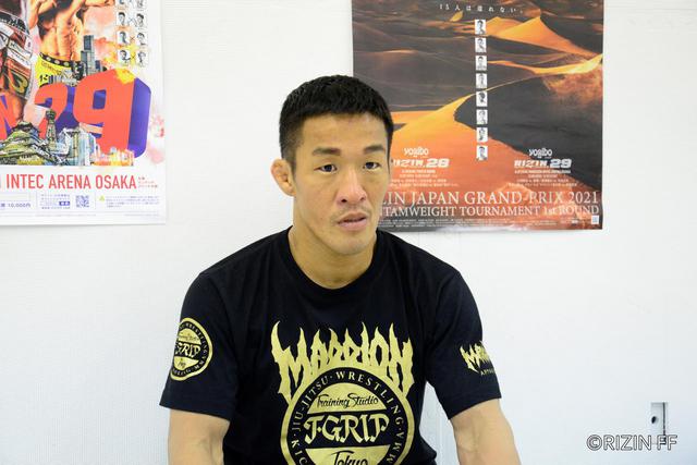 画像: 対戦相手の獅庵について「言い方悪いですけど彼は打撃しかないかな」